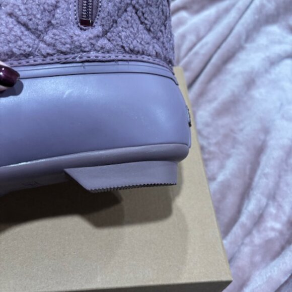 SPERRY SALTWATER DUCK BOOTS LAVENDER PURPLE SIZE 10 WOMEN'S NIB - Picture 9 of 13